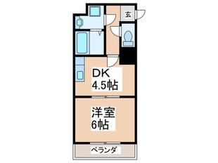 リビエール増井の物件間取画像